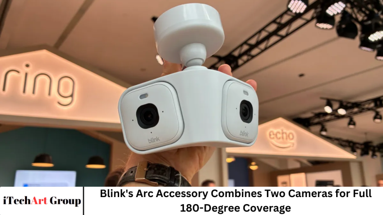 Blink’s Arc Accessory Combines Two Cameras for Full 180-Degree Coverage Blink's Arc Accessory Combines Two Cameras for Full 180-Degree Coverage