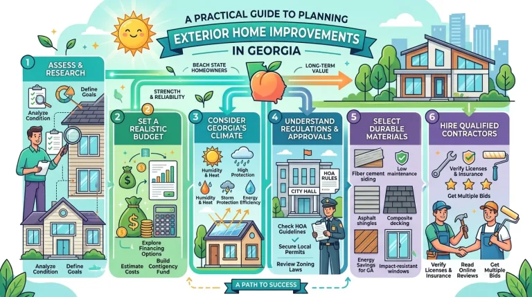 A Practical Guide to Planning Exterior Home Improvements in Georgia A Practical Guide to Planning Exterior Home Improvements in Georgia