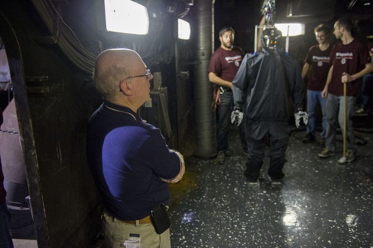 Humanoid Robots Are Learning to Recover, Not Just Walk A humanoid robot undergoing balance and movement testing inside a bright research laboratory.