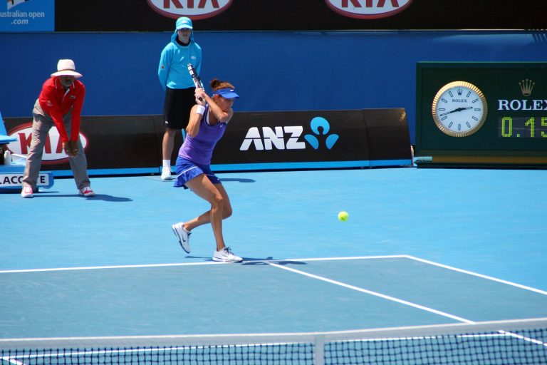 Talia Gibson Is the Name Tennis Keeps Searching For. Here’s Why. A tennis player competing on a hard court