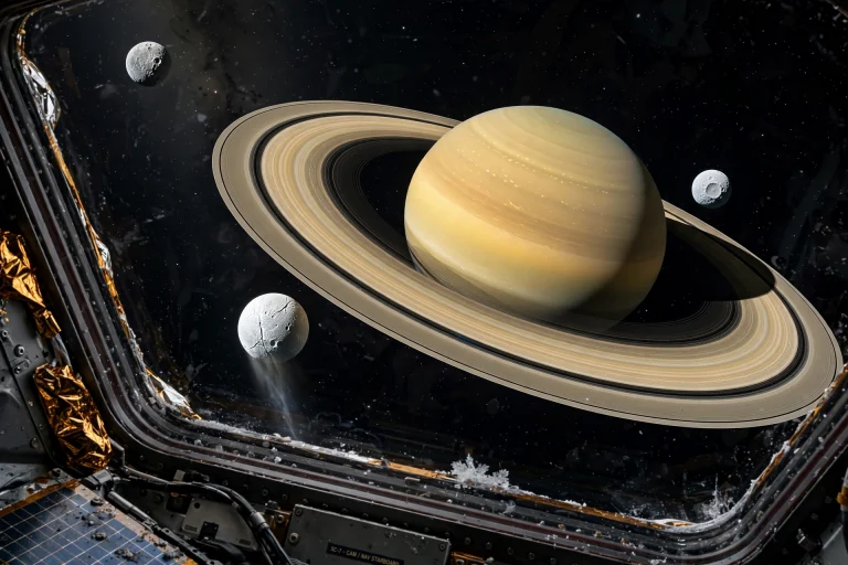 The Technology That Found Saturn’s Hidden Moons: Inside the CFHT Survey Telescope on Mauna Kea observing Saturn and its faint distant moons