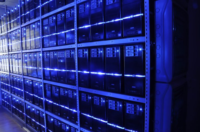 Data Centre Water Use: The Thirst Behind the Cloud Comes Under Scrutiny Rows of server racks inside a large data centre hall